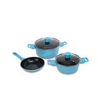 Bateria De Cocina 5 Piezas Aluminio Forjado Bristol Sky Kw-1792006088871