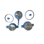 Bateria De Cocina 5 Piezas Aluminio Forjado Bristol Sky Kw-1792006093937