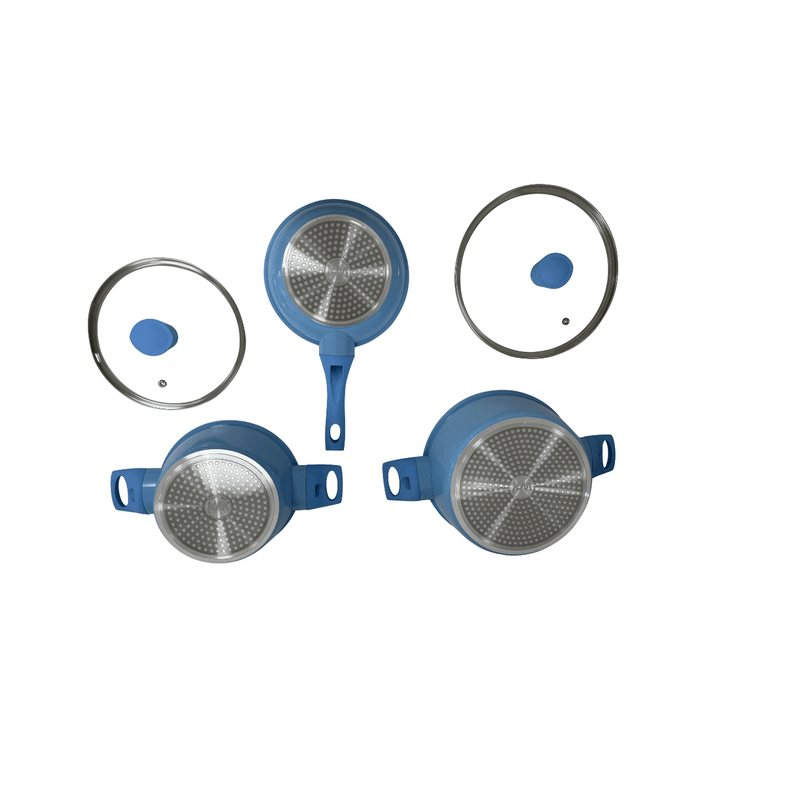 Bateria De Cocina 5 Piezas Aluminio Forjado Bristol Sky Kw-1792006093937