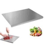 Tabla De Picar Acero Inoxidable 50X40X1,5Cm Casa Viva-1792434800173
