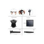 Luces De Navidad Guirnalda Led 4W Con Panel Solar 3000K Dc 1.2V Fsl-1792507152006