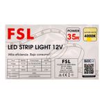 Luces De Navidad Cinta Led 7W Rollo 5 Metros 12V 6500K Fsl-1792507365870
